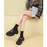 クロコ風 エナメル調 厚底 | レースレディース | 詳細画像8