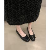 レザー調 スクエアトゥ リボン | レースレディース  | 詳細画像4 