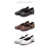 レザー調 スクエアトゥ ストラップ | レースレディース  | 詳細画像2 