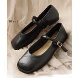 レザー調 スクエアトゥ ストラップ | レースレディース  | 詳細画像3 