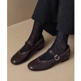 レザー調 スタッズ付き ラウンド | レースレディース  | 詳細画像10 