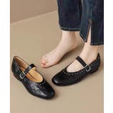 レザー調 スタッズ付き ラウンド | レースレディース  | 詳細画像7 