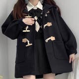 ウールライク ミドル丈 ダッフル | レースレディース  | 詳細画像1 