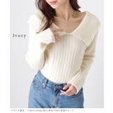 襟付き タイトシルエット Vネック | レースレディース  | 詳細画像13 