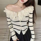 ダブル フリル 長袖 | レースレディース  | 詳細画像1 