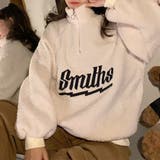 ハーフジップ 配色 ロゴ | レースレディース  | 詳細画像1 