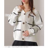 配色 チェック Vネック | レースレディース | 詳細画像9