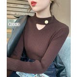 ボタン付き カットアウト リブ | レースレディース  | 詳細画像5 