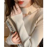 ボタン付き カットアウト リブ | レースレディース  | 詳細画像9 