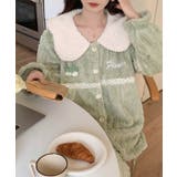 ビッグカラー モチーフ付き フリース | レースレディース | 詳細画像9