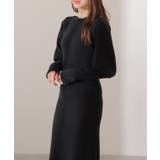 ソリッドカラー クルーネック リブニット | レースレディース  | 詳細画像5 