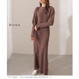 ソリッドカラー クルーネック リブニット | レースレディース  | 詳細画像8 