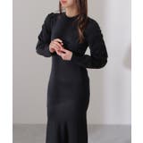 プチハイネック ギャザー袖 マーメイド | レースレディース | 詳細画像7