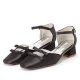 スクエアトゥ ダブル リボン | レースレディース  | 詳細画像1 