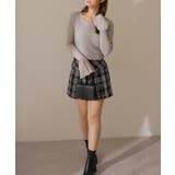 クルーネック フレアスリーブ リブニット | レースレディース  | 詳細画像11 