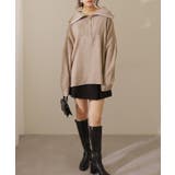 ミックスカラー ハーフジップ 長袖 | レースレディース  | 詳細画像13 