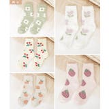 【5足セット】ふわもこ フルーツ柄 バラエティ | レースレディース  | 詳細画像3 