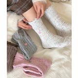 ミックスカラー ハート刺繍 リブ | レースレディース | 詳細画像12
