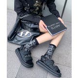 ロゴ付き ペイント風 クルー | レースレディース | 詳細画像7