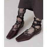 レザー調 スクエアトゥ ストラップ | レースレディース  | 詳細画像9 