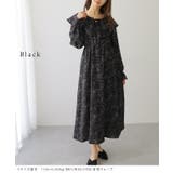 ボタニカル柄 ビッグカラー キャンディ袖 | レースレディース  | 詳細画像3 