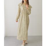 ボタニカル柄 ビッグカラー キャンディ袖 | レースレディース  | 詳細画像7 