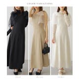 シアー リボン付き ノースリーブ | レースレディース  | 詳細画像2 