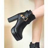 レザー調 クロスベルト プラットフォーム | レースレディース  | 詳細画像7 