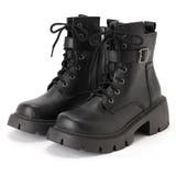 レザー調 ベルト付き レースアップ | レースレディース  | 詳細画像1 