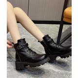 レザー調 ベルト付き レースアップ | レースレディース  | 詳細画像4 