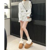 スエード調 厚底 ムートン | レースレディース  | 詳細画像7 