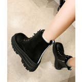 レザー調 超厚底 3段 | レースレディース  | 詳細画像4 