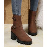 レザー調 ダブルベルト トラックソール | レースレディース  | 詳細画像11 