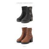 レザー調 ダブルベルト トラックソール | レースレディース  | 詳細画像2 