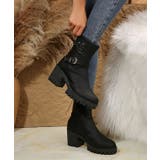 レザー調 ダブルベルト トラックソール | レースレディース  | 詳細画像4 