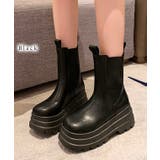 厚底 3段 レザー調 | レースレディース  | 詳細画像2 