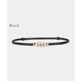 レザー調 パール バックル | レースレディース  | 詳細画像3 