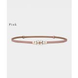 レザー調 パール バックル | レースレディース  | 詳細画像6 