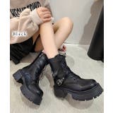 レザー調 厚底 ベルト付き | レースレディース | 詳細画像2