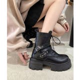 レザー調 厚底 ベルト付き | レースレディース | 詳細画像7