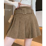 ハイウエスト ベルト付き プリーツ | レースレディース  | 詳細画像13 