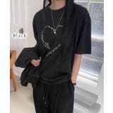 ハート ロゴプリント オーバーサイズ | レースレディース  | 詳細画像3 