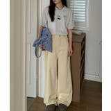 リボンプリント オーバーサイズ クルーネック | レースレディース | 詳細画像5