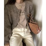 配色 ロゴプリント クルーネック | レースレディース | 詳細画像8