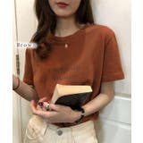 配色 ロゴプリント クルーネック | レースレディース | 詳細画像9