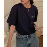 配色 ロゴ クルーネック | レースレディース | 詳細画像5