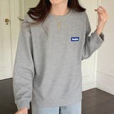 ワッフル素材 ワンポイント オーバーサイズ | レースレディース  | 詳細画像1 