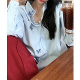 バタフライ 刺繍 レギュラーカラー | レースレディース  | 詳細画像8 