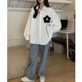 フラワー モチーフ レギュラーカラー | レースレディース | 詳細画像4