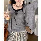 配色 リボン ニット | レースレディース | 詳細画像5